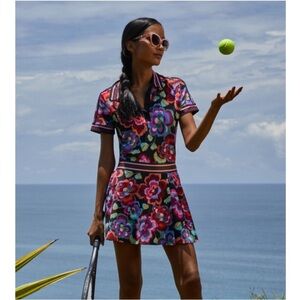 XS Johnny Was Calanthe Bee Active tennis skirt with shorts